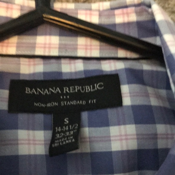 Men’s Banana republic small purple button down - Picture 2 of 2